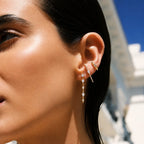 EARCUFF BONIFACIO Argent 925 doré à l'Or 18k