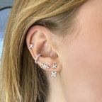 EARCUFF MAHÉ Argent 925 doré à l'Or 18k