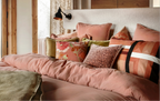 Haomy - Housse de coussin ARIZONA Mocaccino
