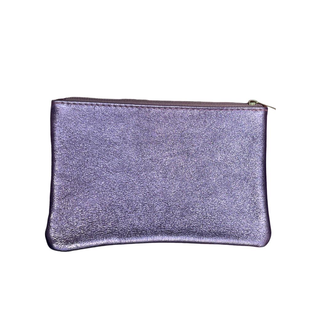 Pochette cuir métallisé GM