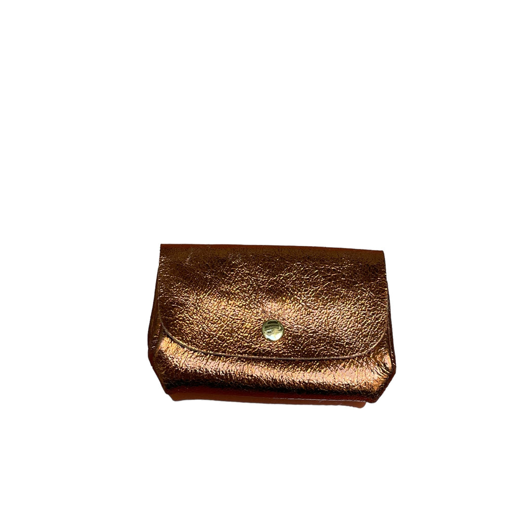 Porte monnaie accordéon cuir irisé