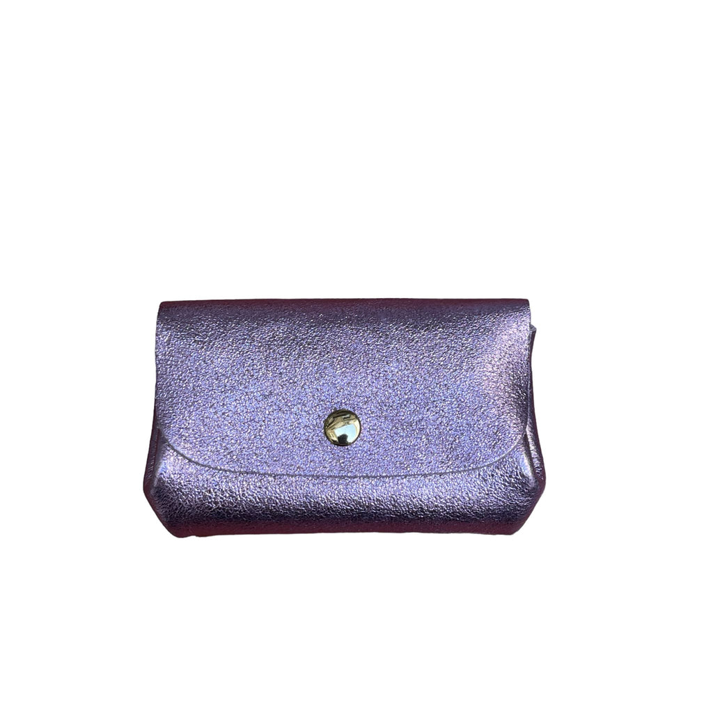 Porte monnaie accordéon cuir irisé