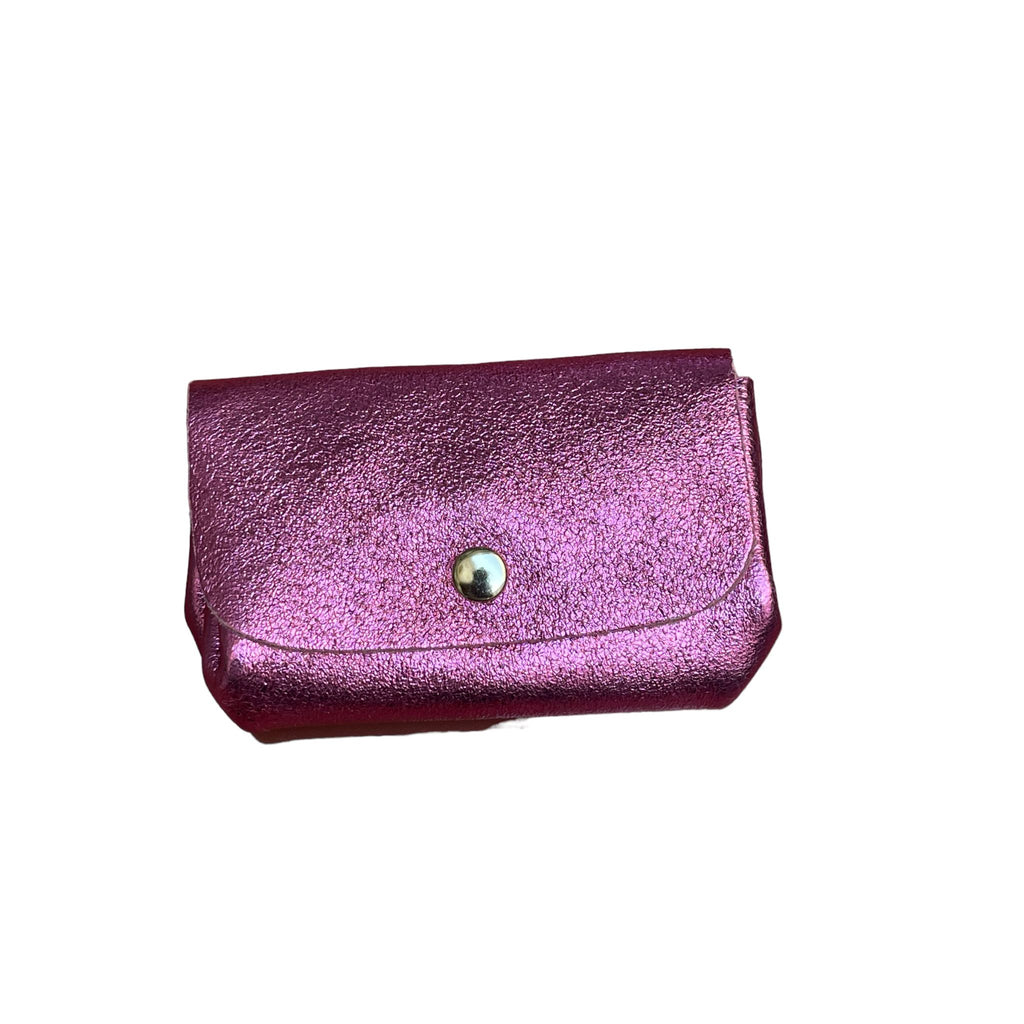 Porte monnaie accordéon cuir irisé