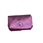 Porte monnaie accordéon cuir irisé