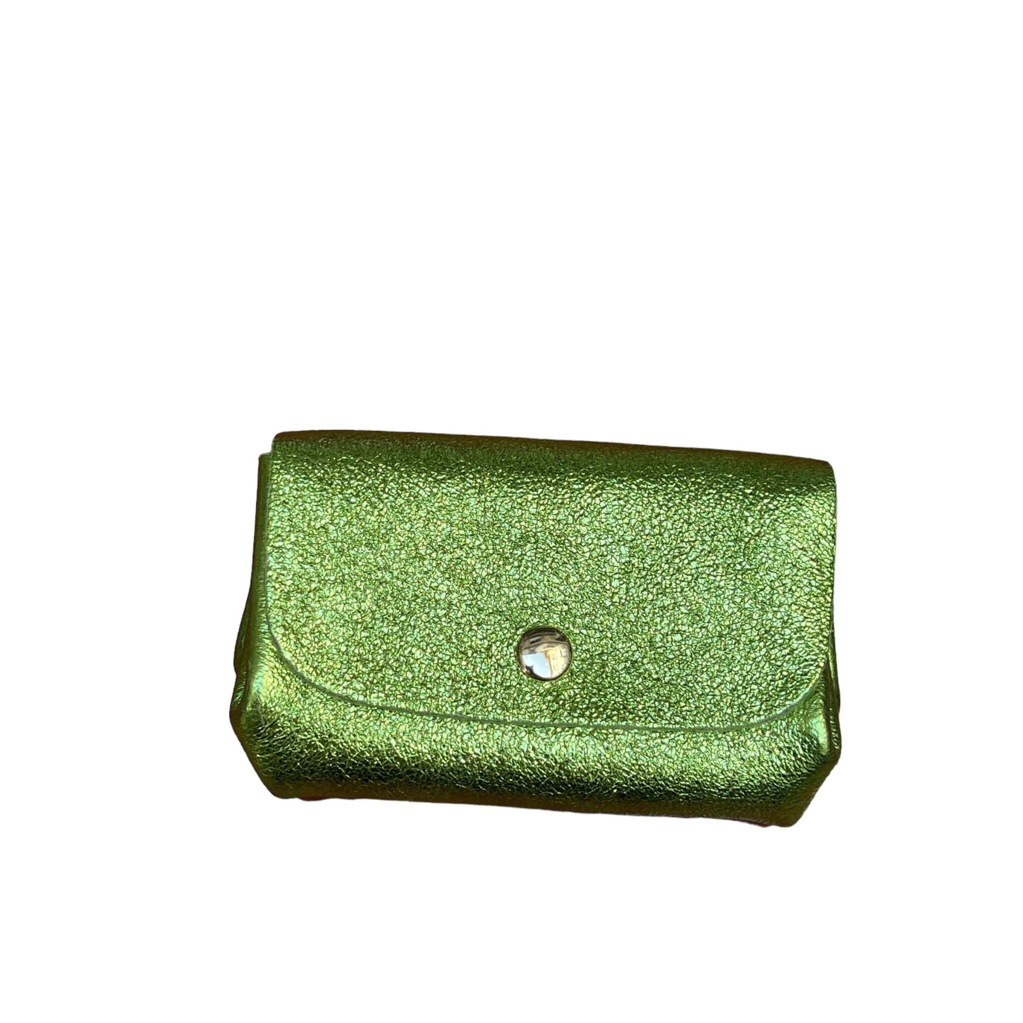 Porte monnaie accordéon cuir irisé