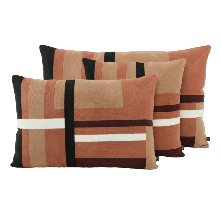 Haomy - Housse de coussin ARIZONA Mocaccino