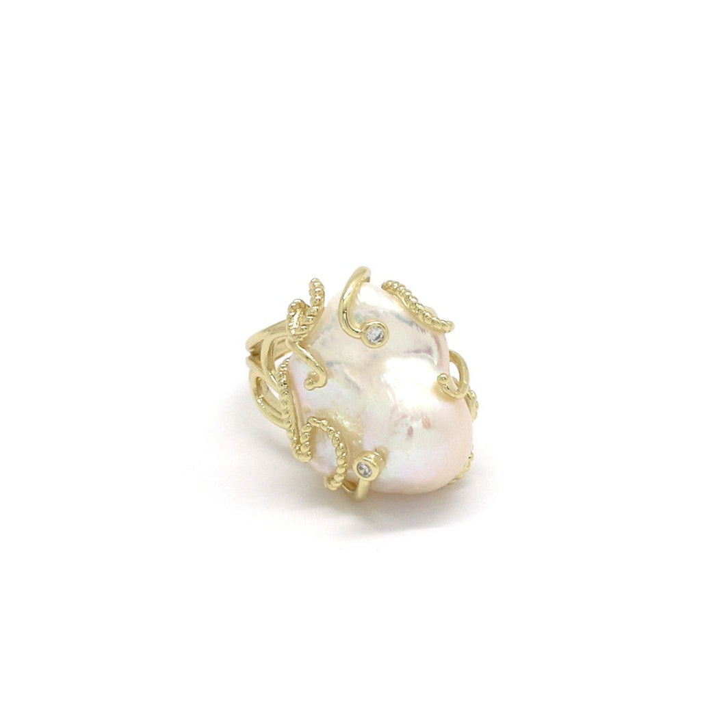 Bague Inaya Perle Baroque