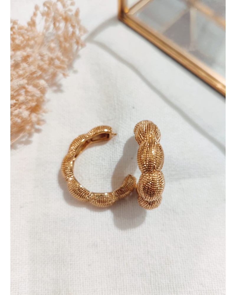 Boucle D'oreille Créole Mélya Doré