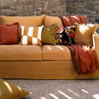 Haomy - Housse de coussin BRISTOL Noir
