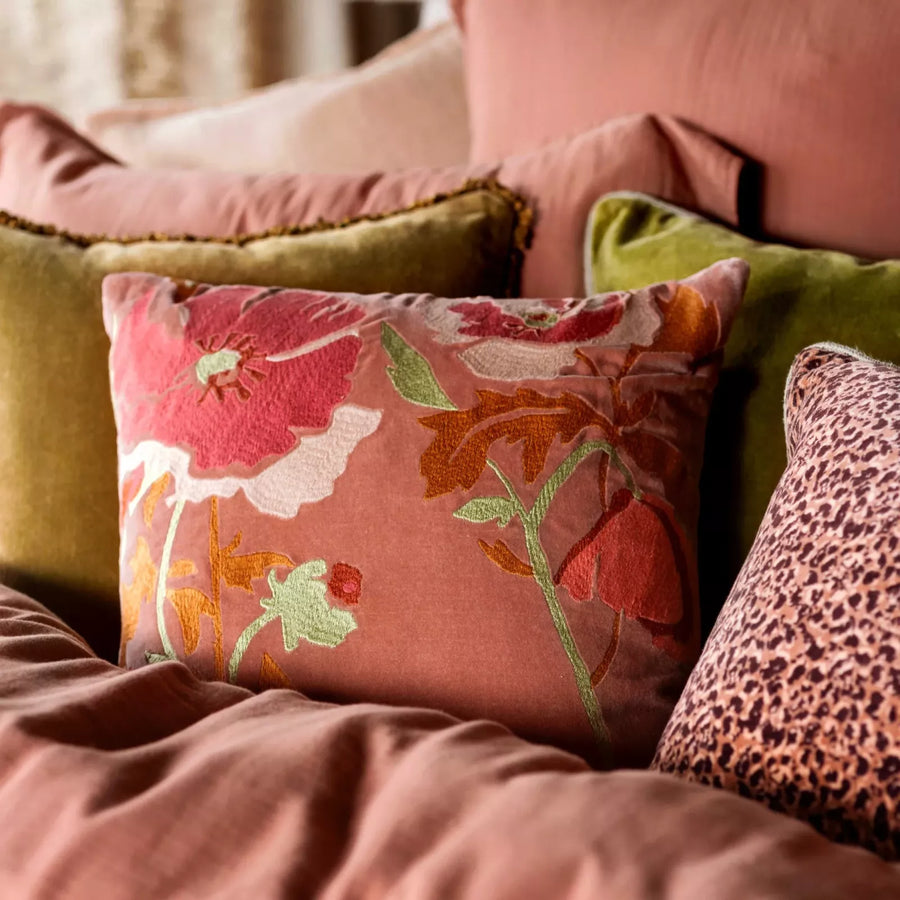 Haomy - Housse de coussin BRISTOL Mocaccino