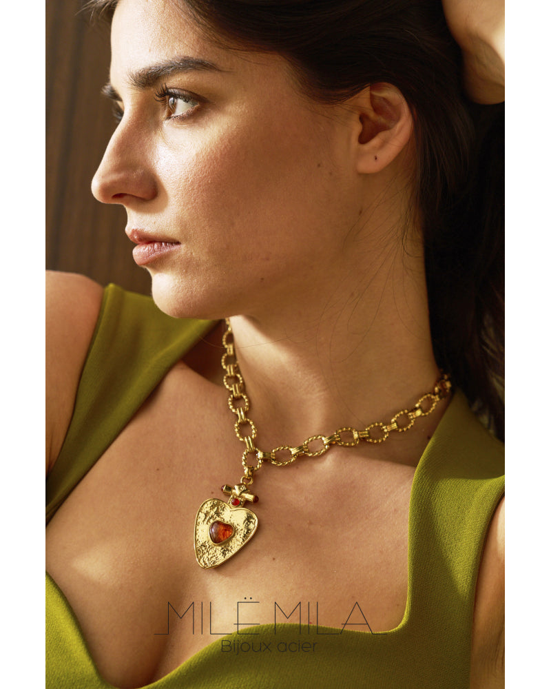 Collier Eleanore doré