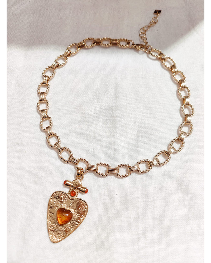 Collier Eleanore doré