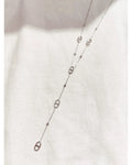 Collier Y argenté
