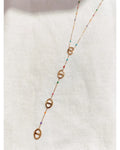 Collier Y doré avec maillons