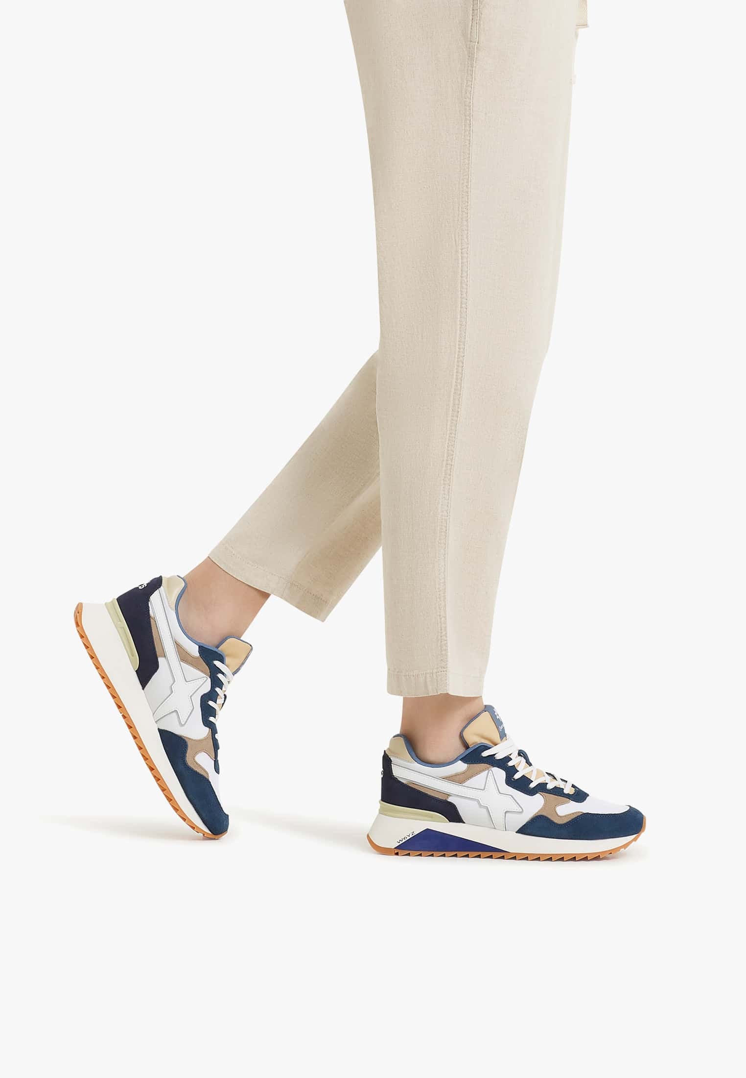 W6YZ YAK M SUEDE/FABRIC/TRIANGLE SOLE