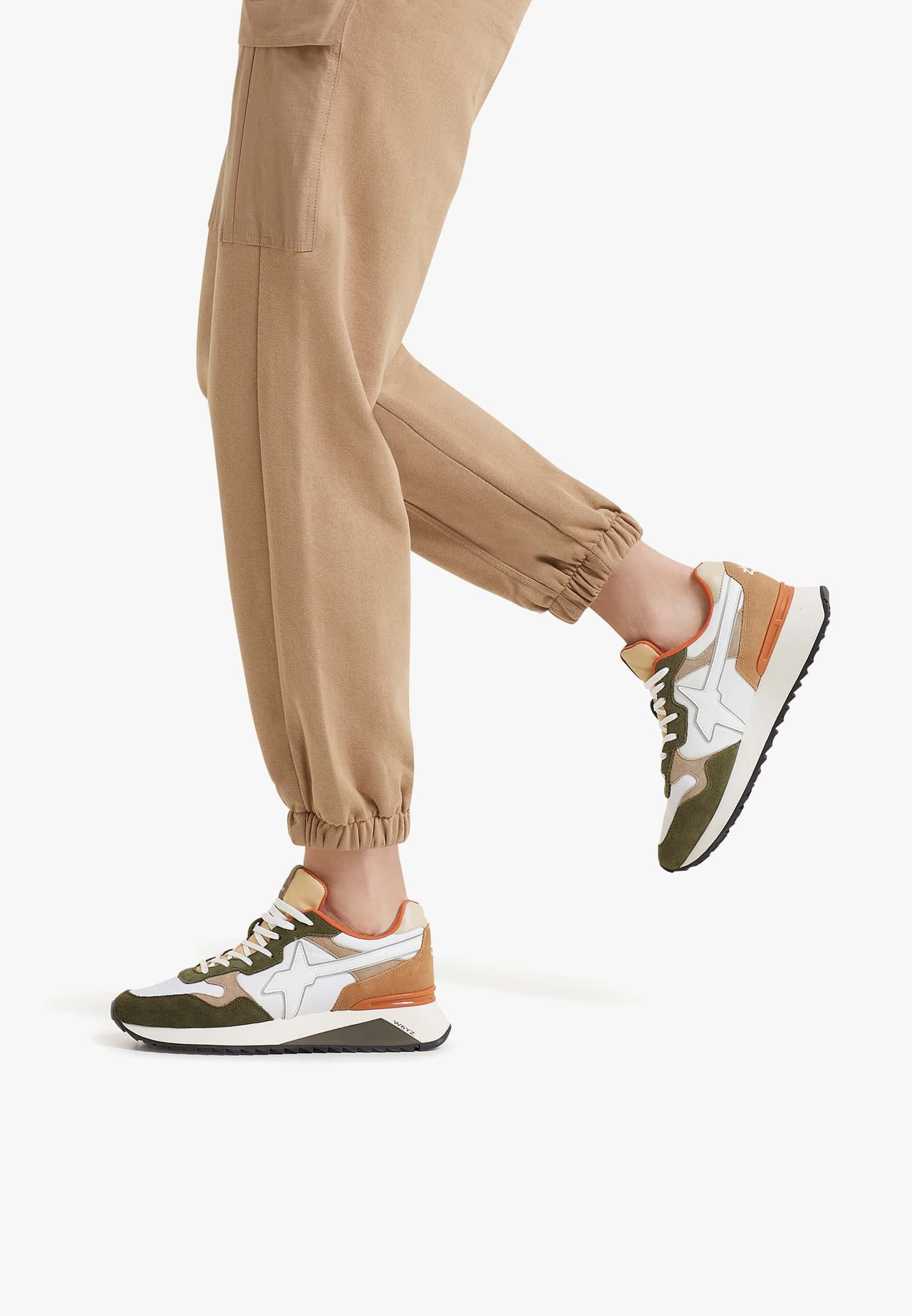 W6YZ - YAK-M SUEDE/FABRIC/TRIANGLE SOLE