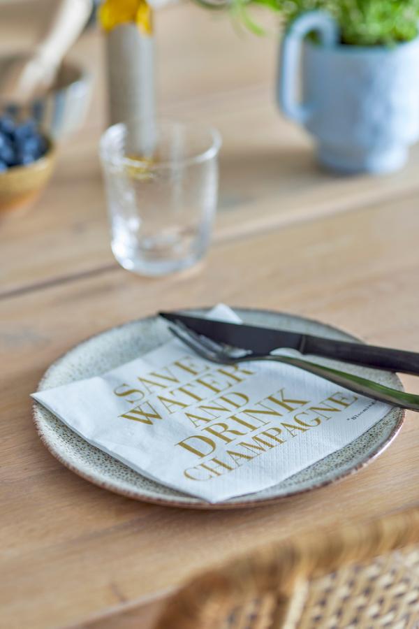 Lolly Serviette, Blanc, FSC®Mix, Paper