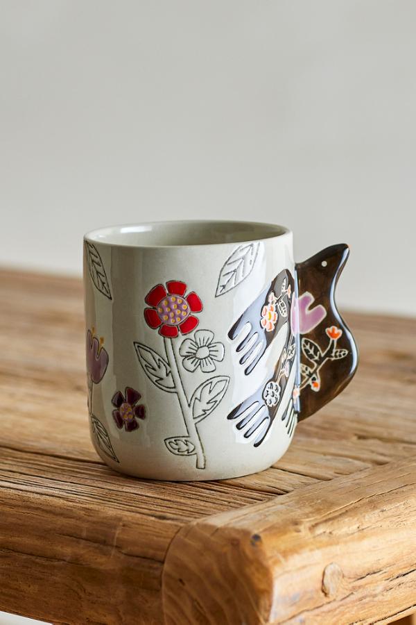 Vivielle Tasse, Multicolore, Grès
