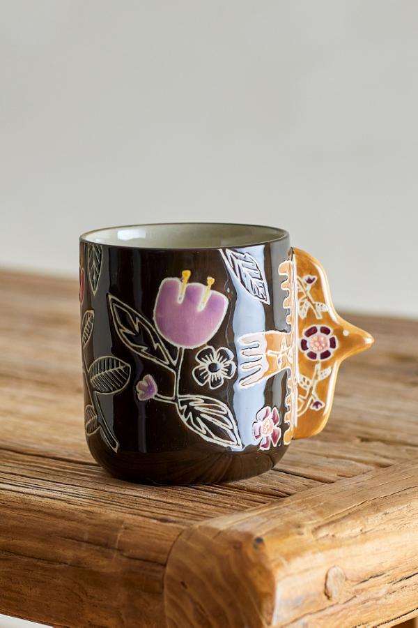 Vivielle Tasse, Multicolore, Grès