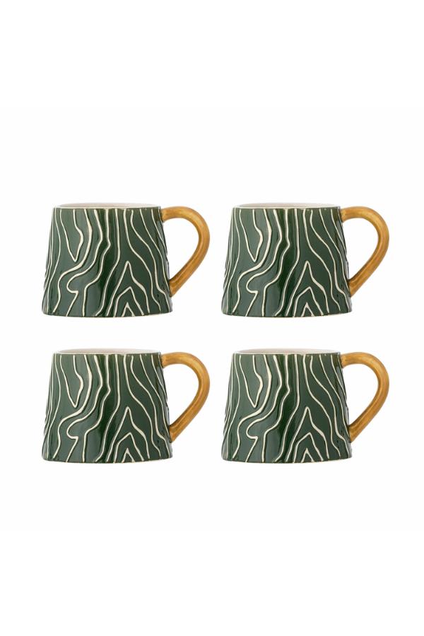 Woodsby Tasse, Multicolore, Grès