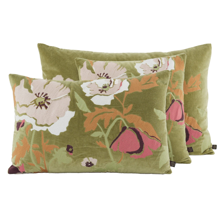 Haomy - Housse de coussin BRISTOL Olive