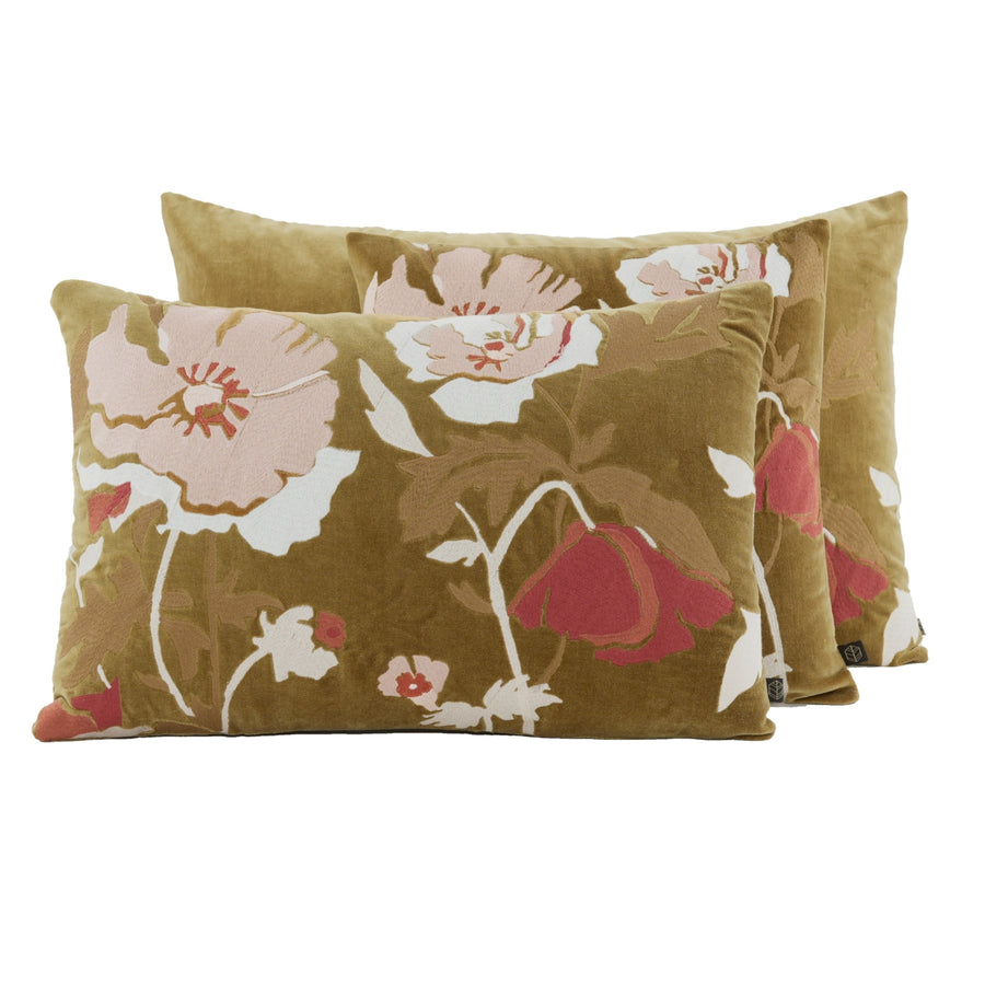 Haomy - Housse de Coussin BRISTOL Gold