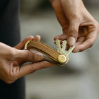 Key Organizer Classic Waxed Canvas Golden Sand