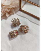 bague large avec des  pierres