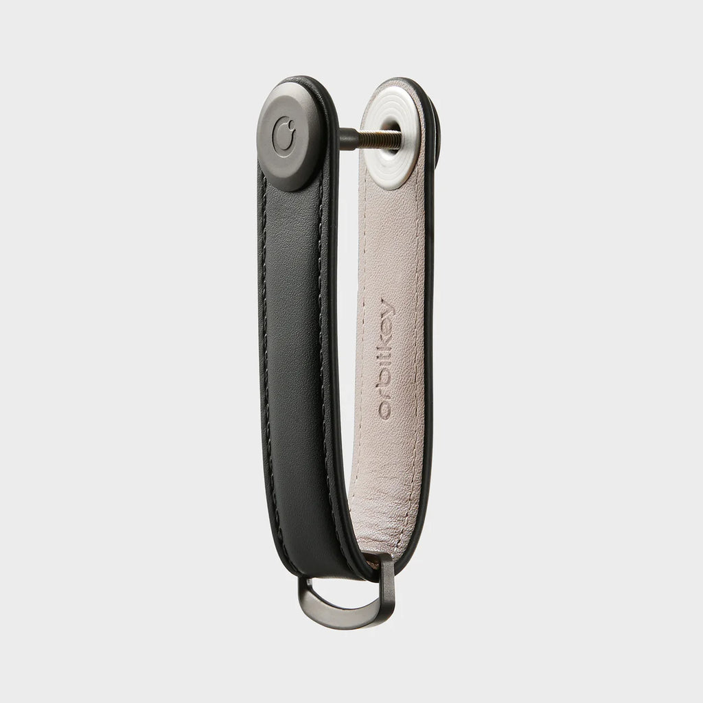 Key Organizer Classic Leather Black