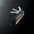 Key Organizer Classic Leather Black