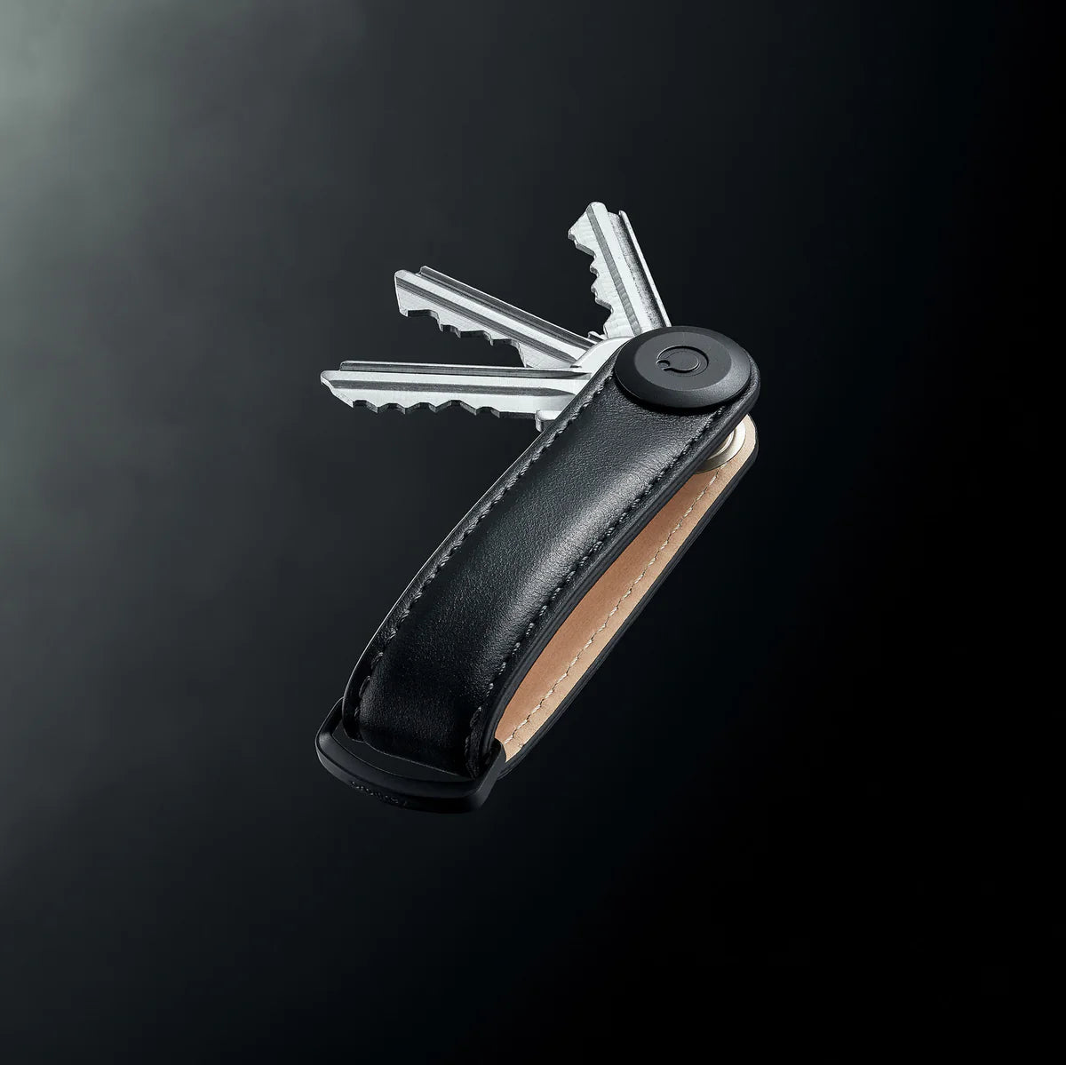 Key Organizer Classic Leather Black