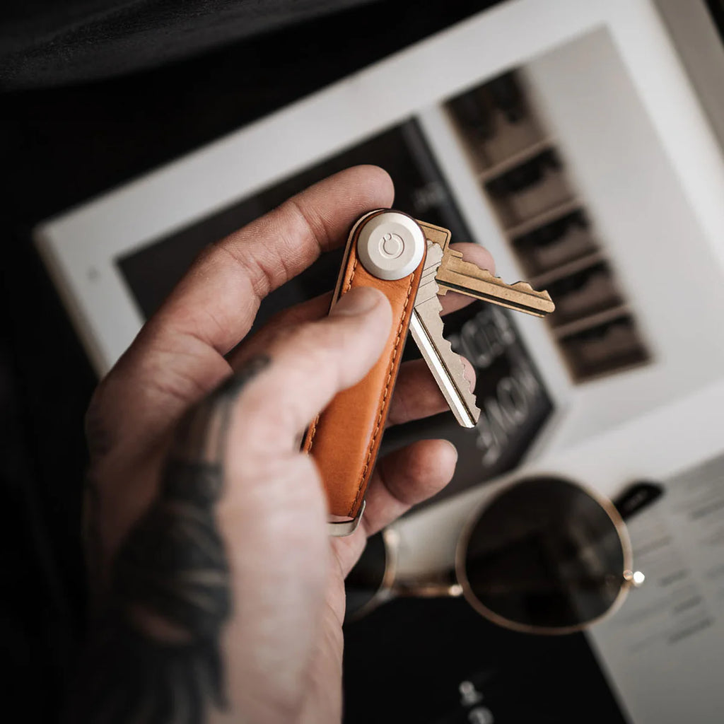 Key Organizer Classic Leather Cognac
