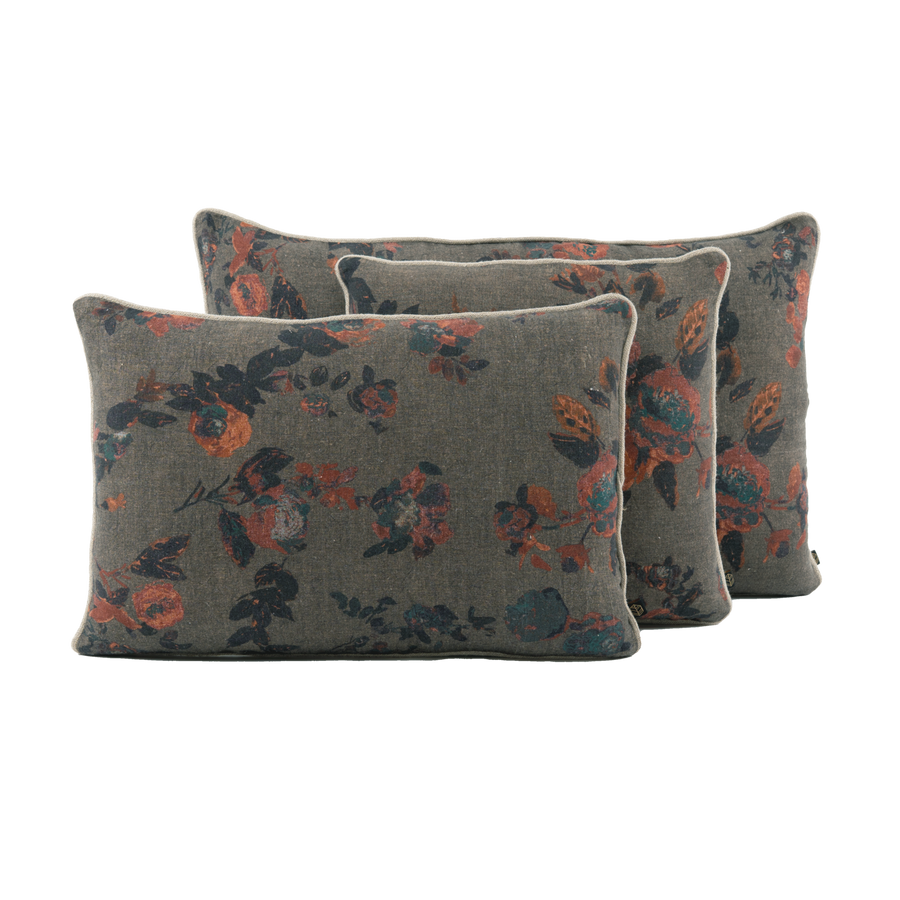 Haomy - Housse de coussin OSLO Kaki