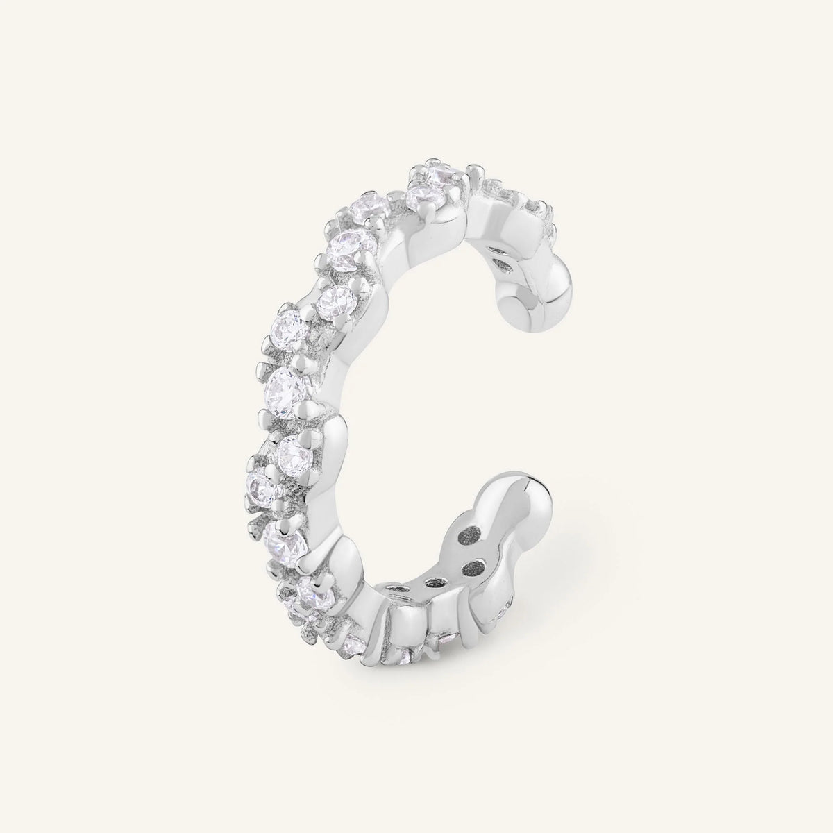 EARCUFF MAHÉ Argent 925 doré à l'Or 18k