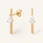 BOUCLE D'OREILLE VARANASI  Argent 925 doré à l'Or 18k