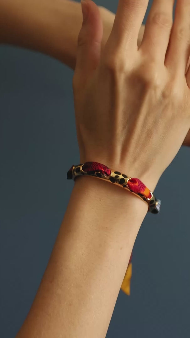 Bracelet Léopard or, Automne N°26