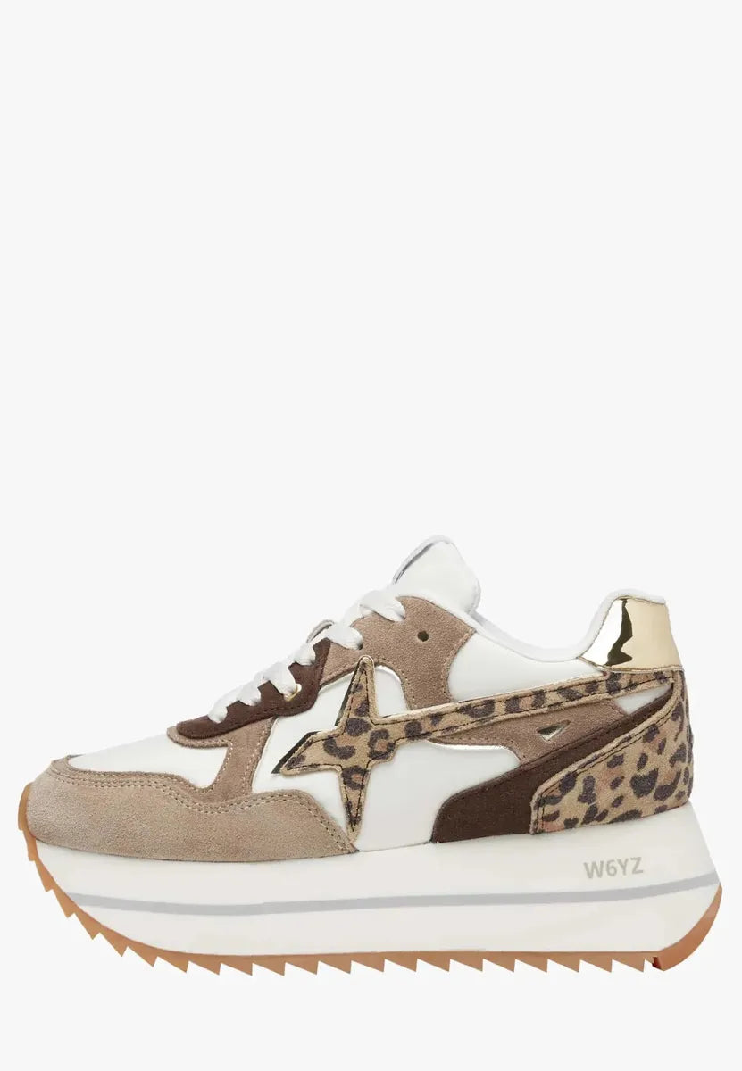 W6YZ DEVA W SUEDE NYLON ANIMALIER