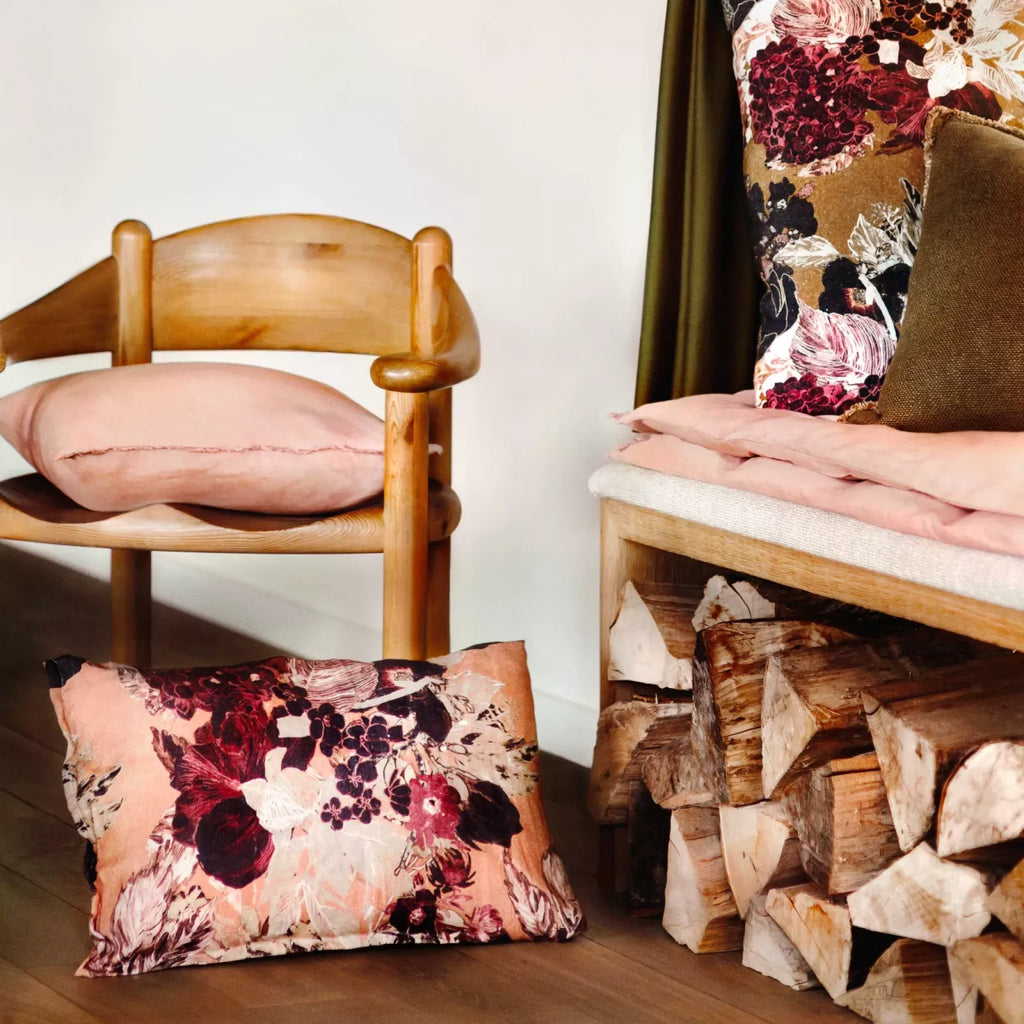 Haomy - Housse de coussin SIENNE Moccaccino
