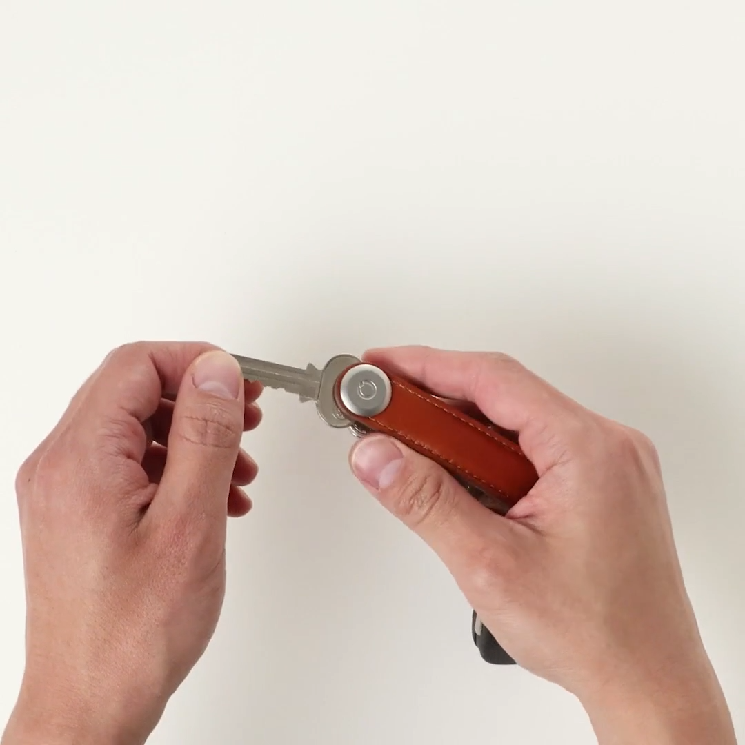 Key Organizer Classic Matte Leather Dust