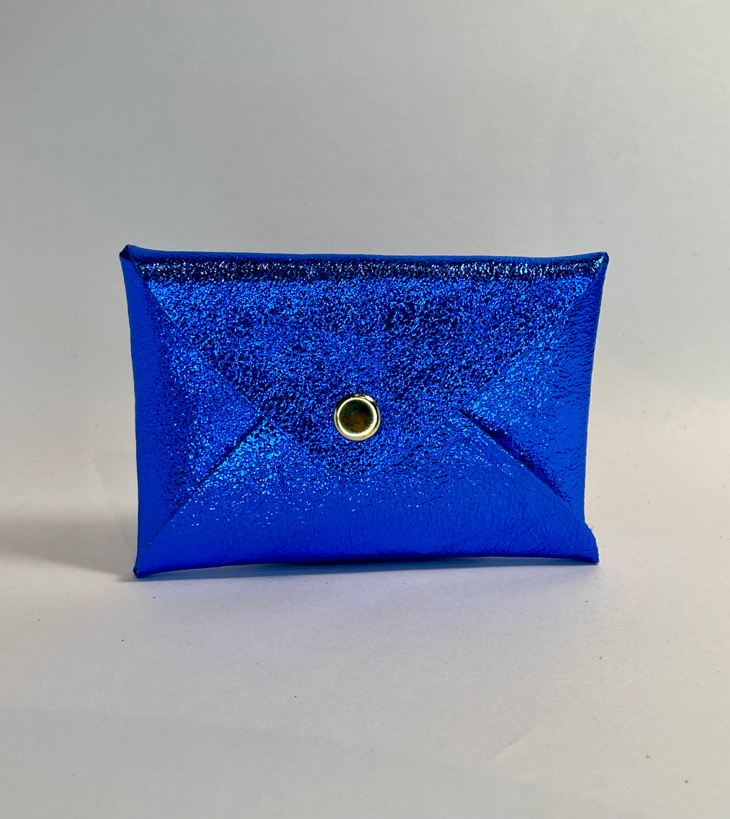 Porte carte ORIGAMI Cuir irisé