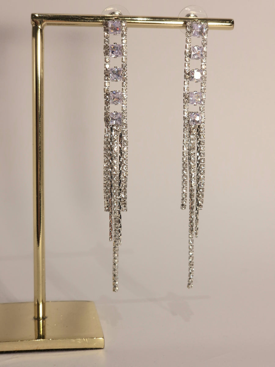 LAURA Boucles pendentes Strass