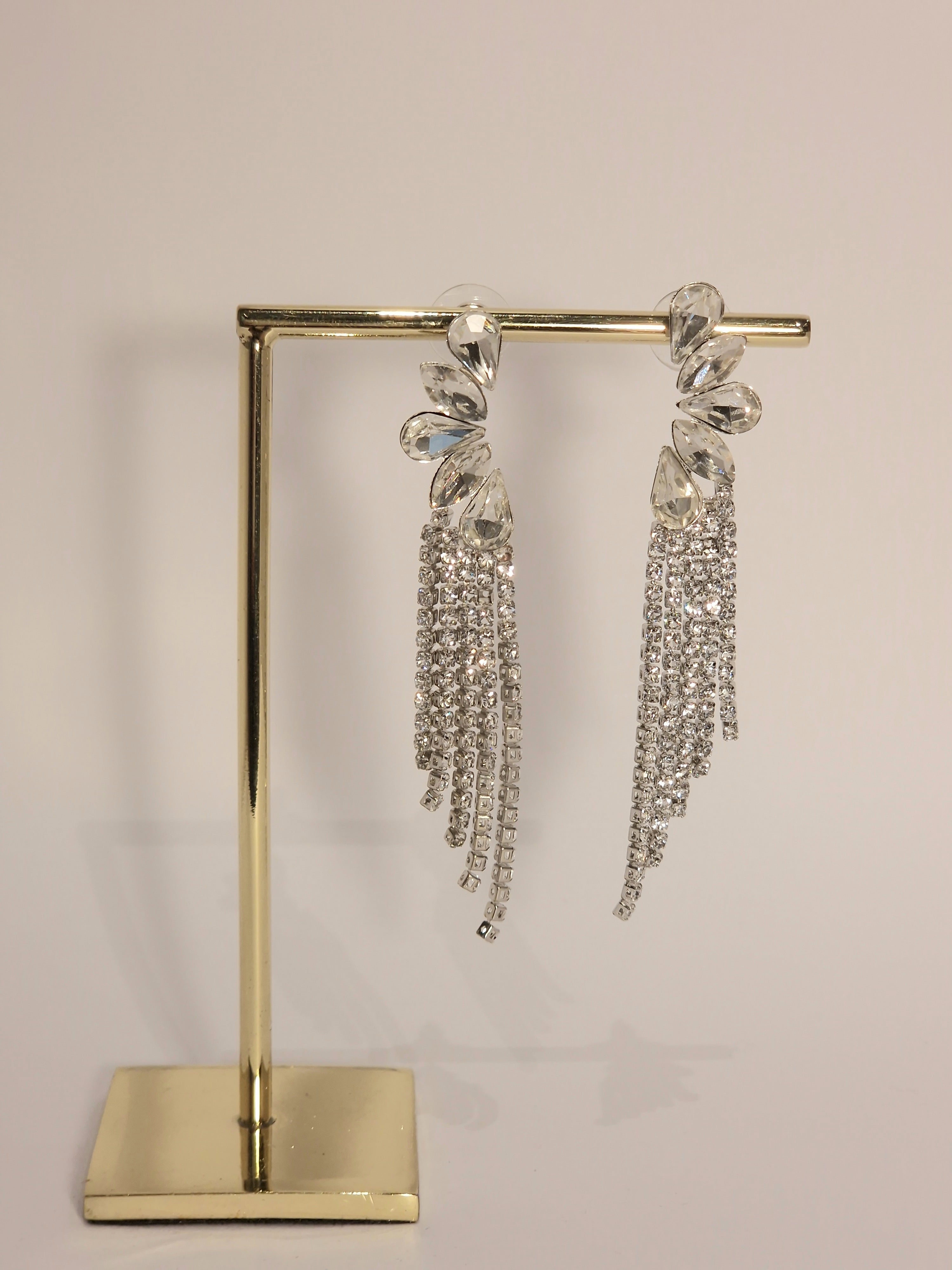 SONIA Boucles Fleur Strass