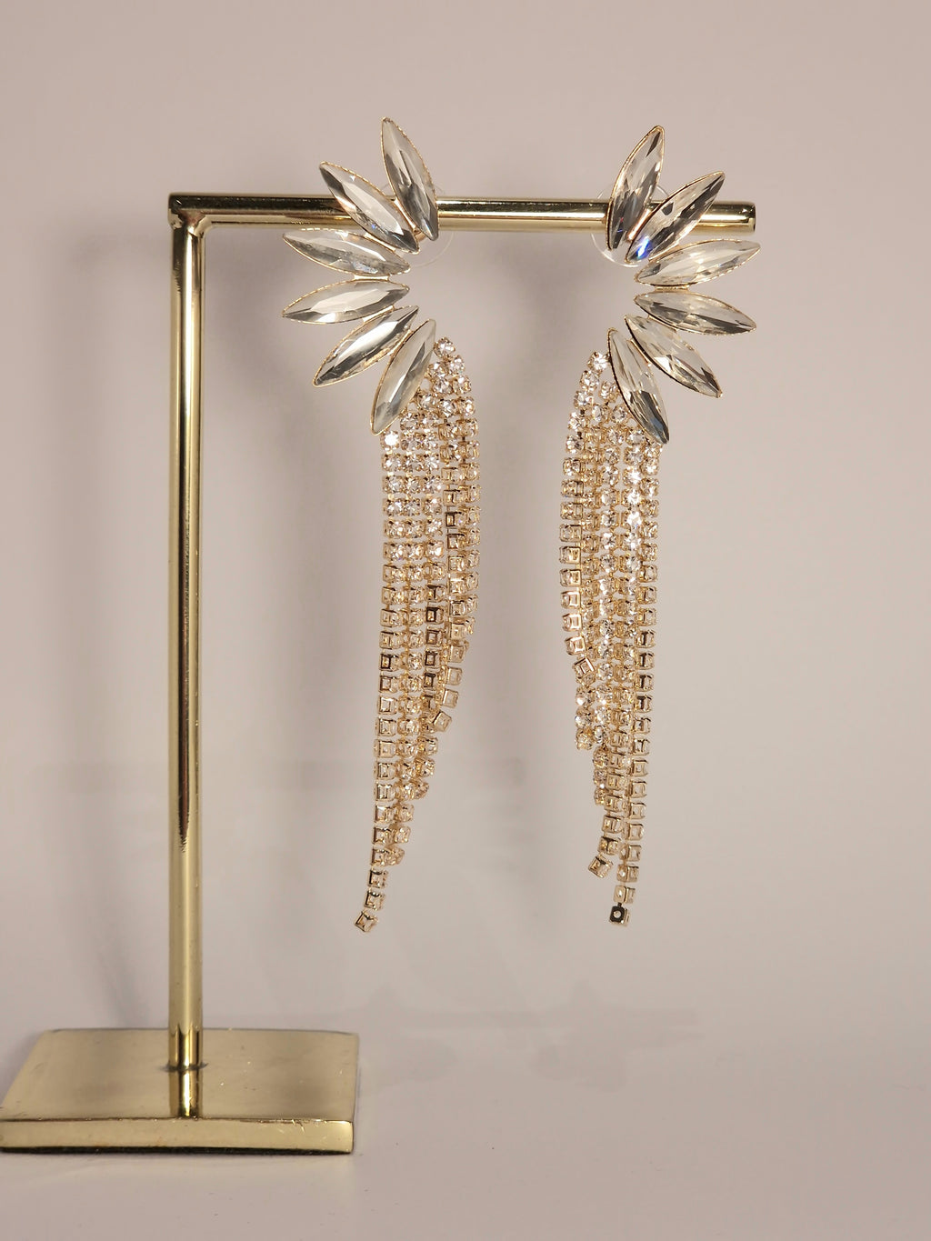 SONIA Boucles Fleur Strass