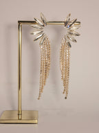 SONIA Boucles Fleur Strass