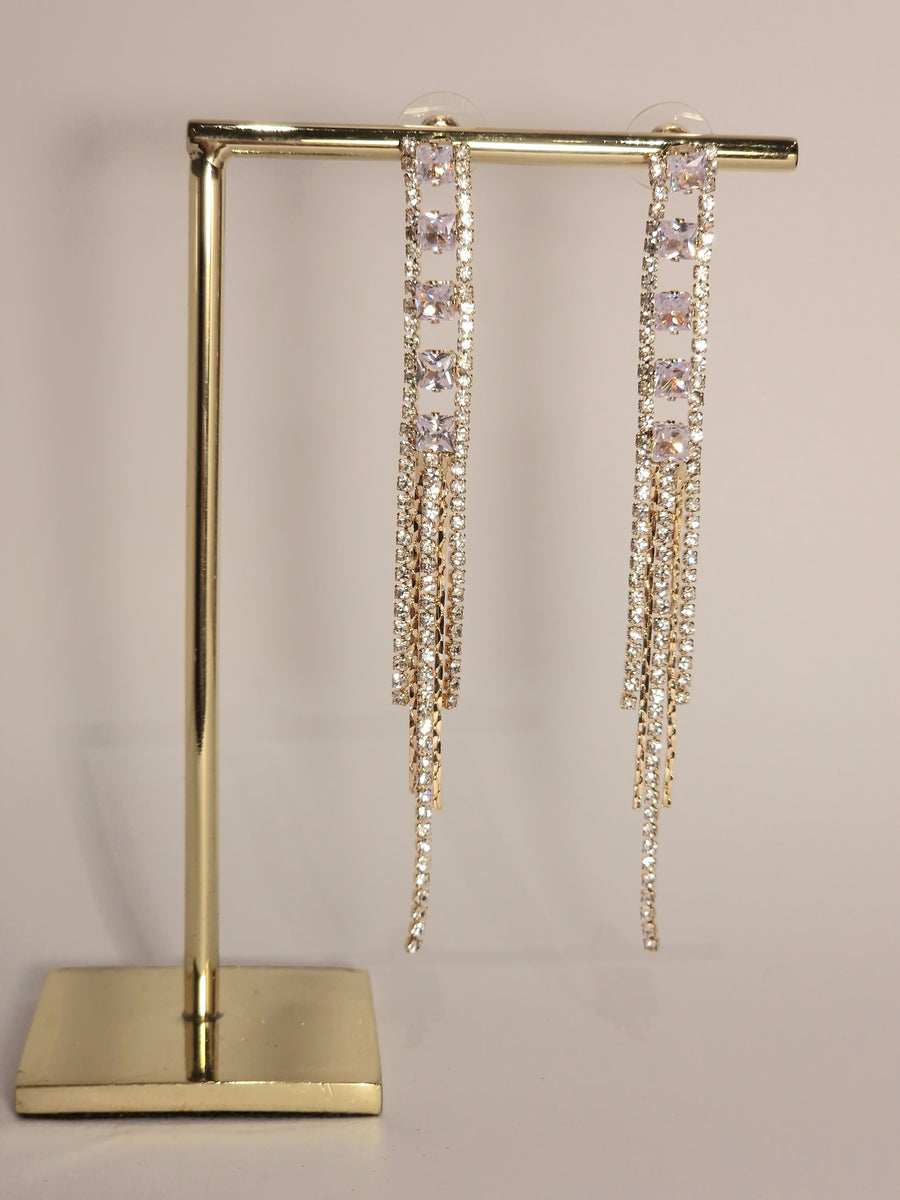 LAURA Boucles pendentes Strass