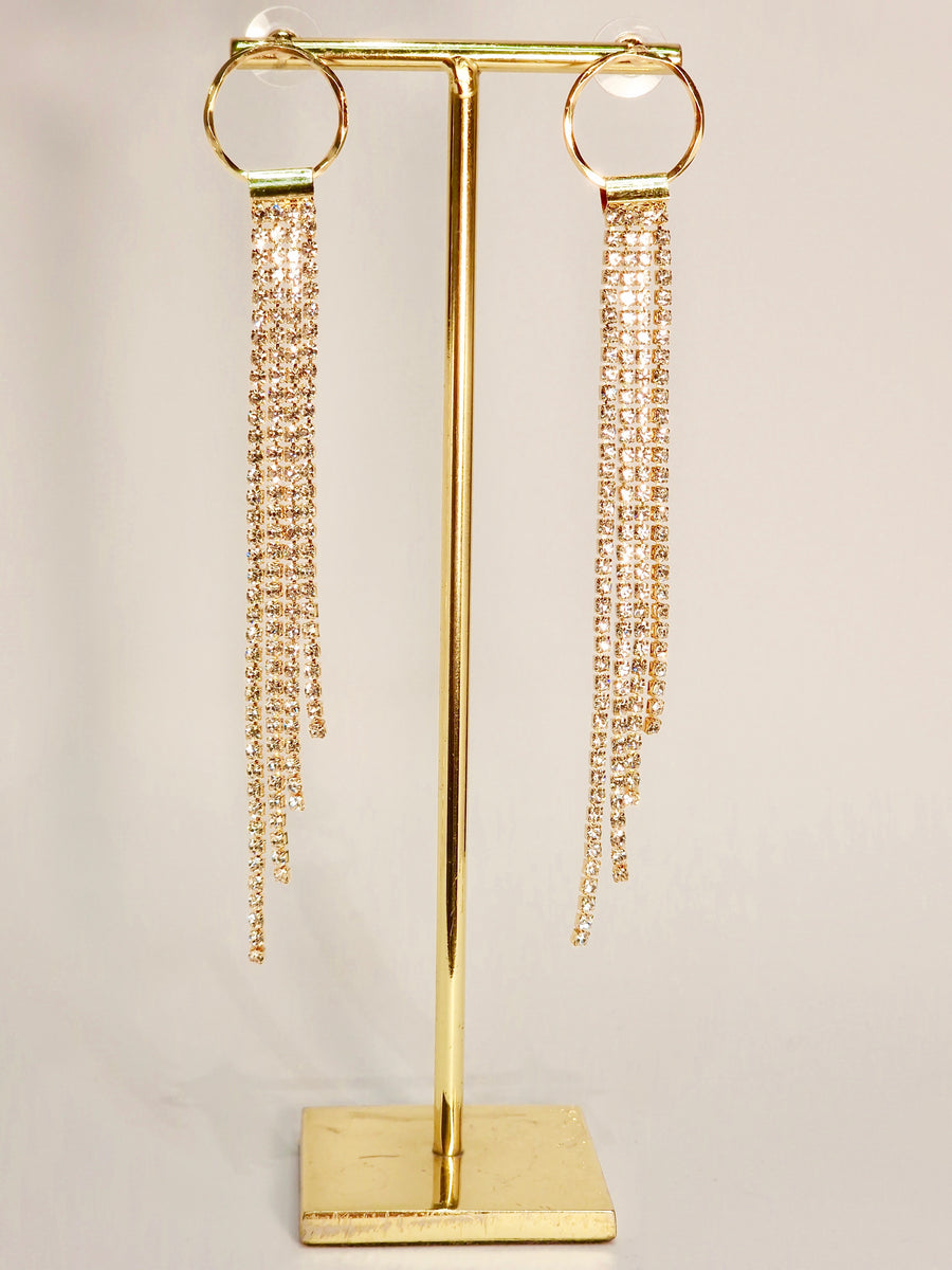 CHARLIE Boucles cercle et strass