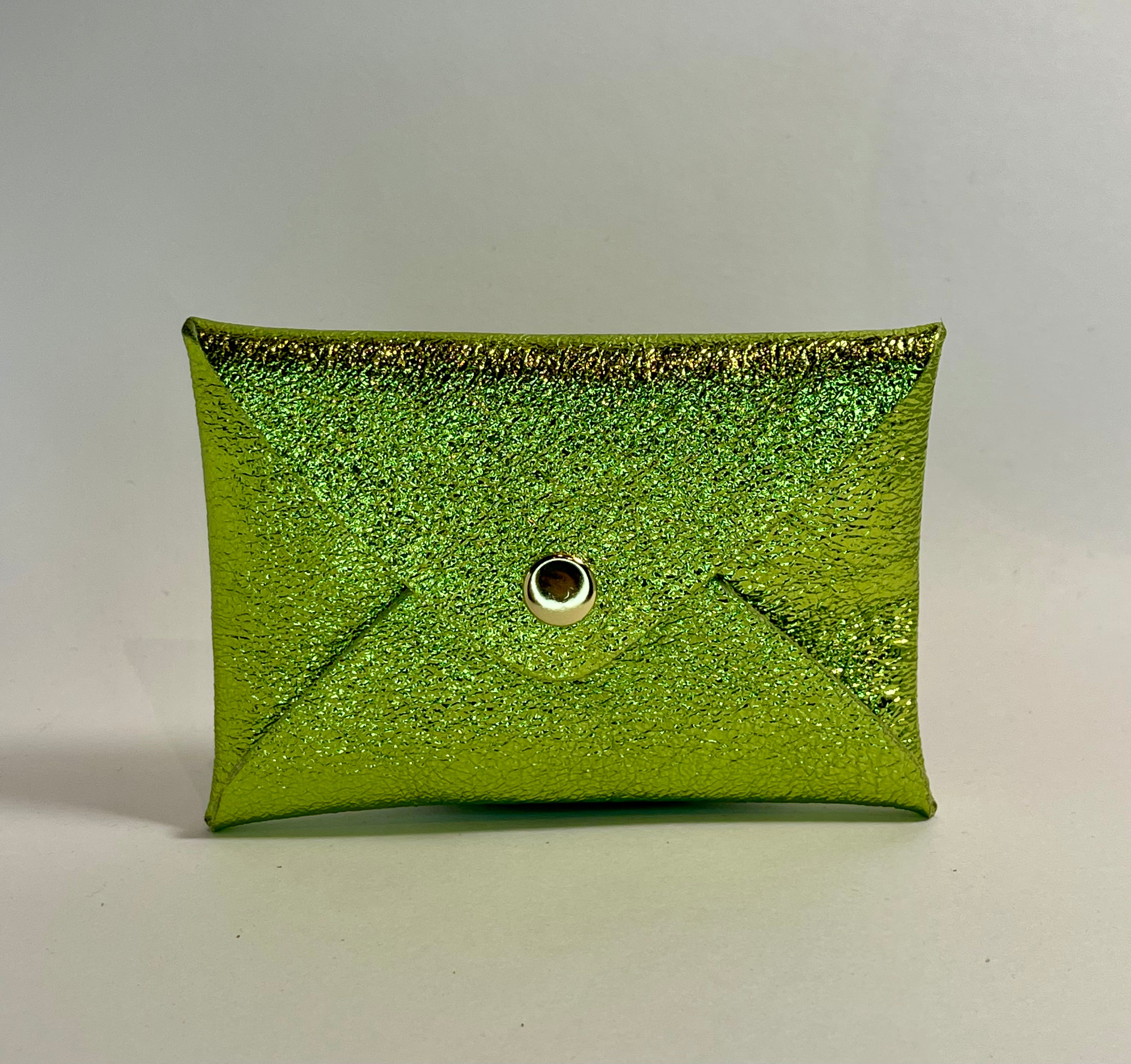 Porte carte ORIGAMI Cuir irisé