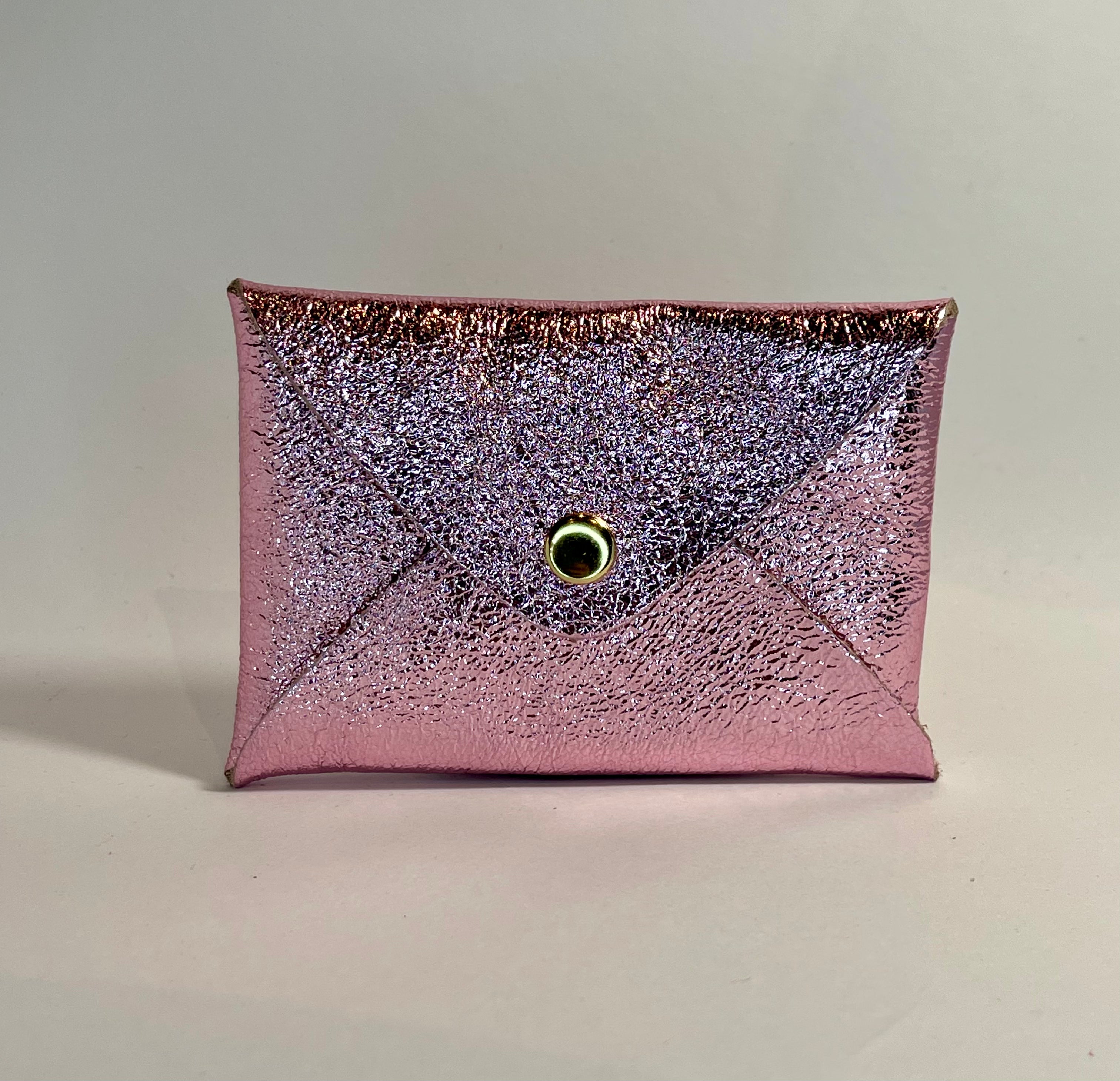 Porte carte ORIGAMI Cuir irisé