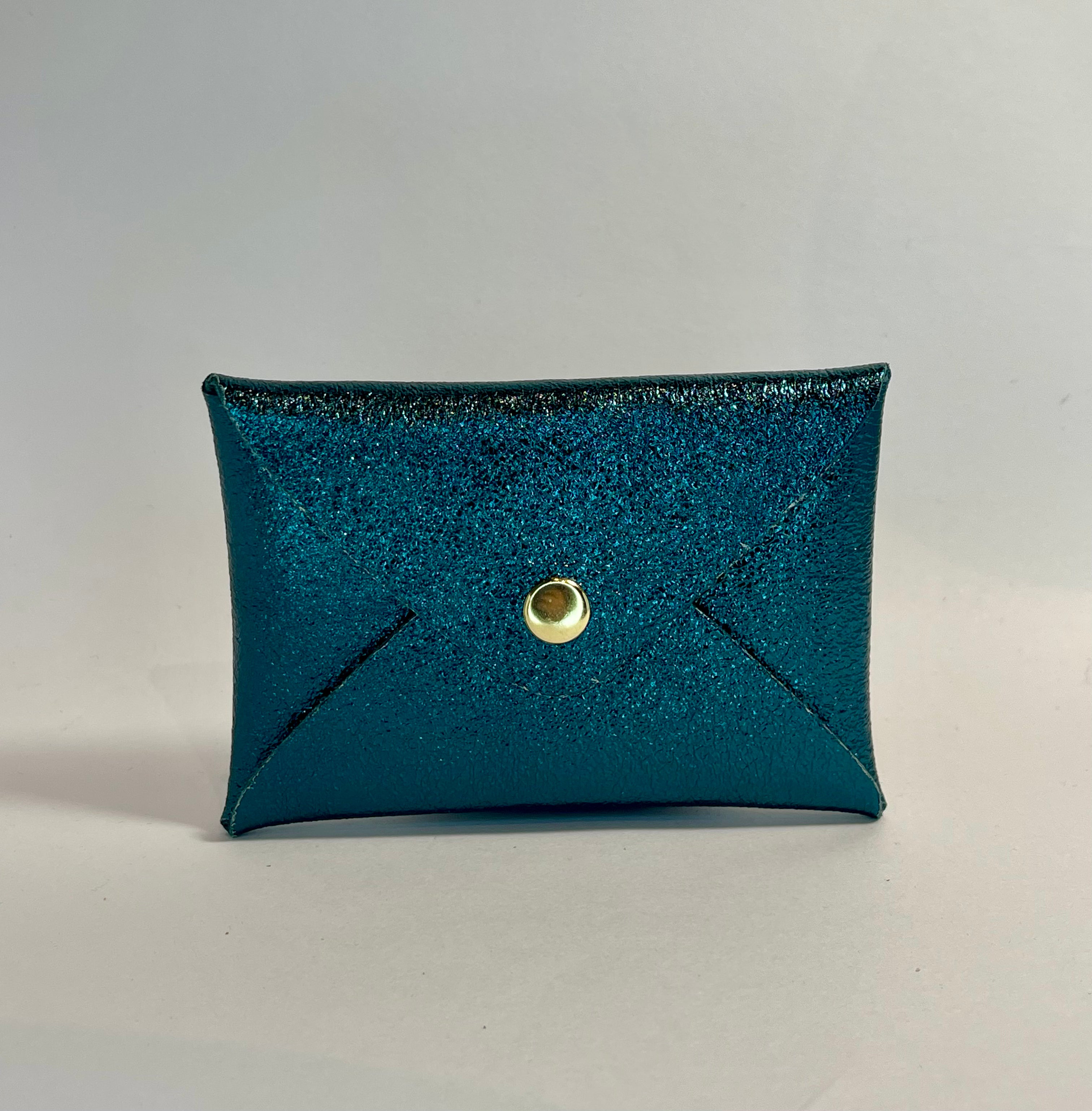 Porte carte ORIGAMI Cuir irisé