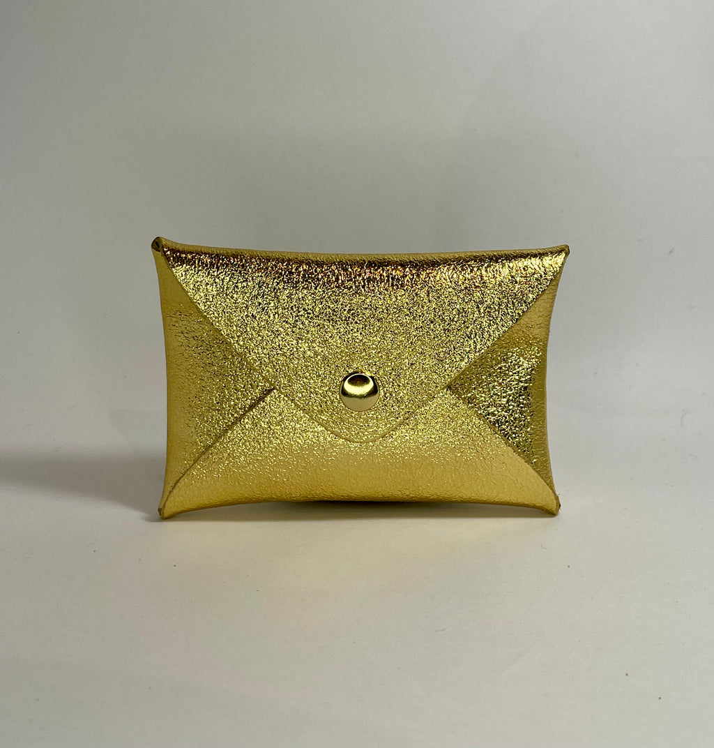 Porte carte ORIGAMI Cuir irisé